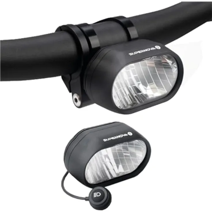 SUPER NOVA Supernova M99 DY PRO, Dynamo-Scheinwerfer Schwarz mit 1.000 lm Fernlicht und 700 lm Abblendlicht