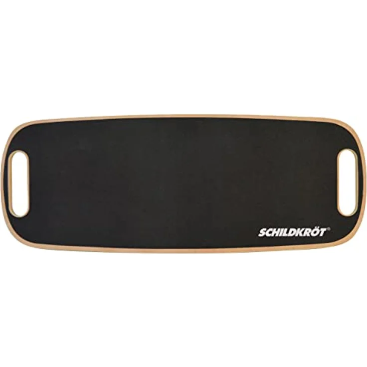 Schildkröt Wooden Balance Board aus Echtholz, Gleichgewichtsboard für Indoor-Surfen und Skaten, Core Trainer, rutschfeste Oberfläche – Bild 3