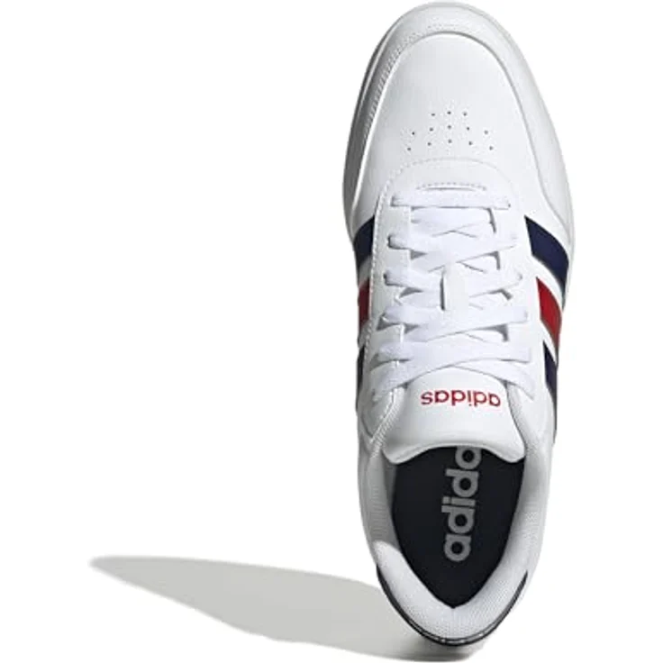 adidas Herren Breaknet 3.0 Shoes, Laufschuhe mit Synthetik-Obermaterial, FTWR White/Dark Blue/Better Scarlet, 48 EU – Bild 7