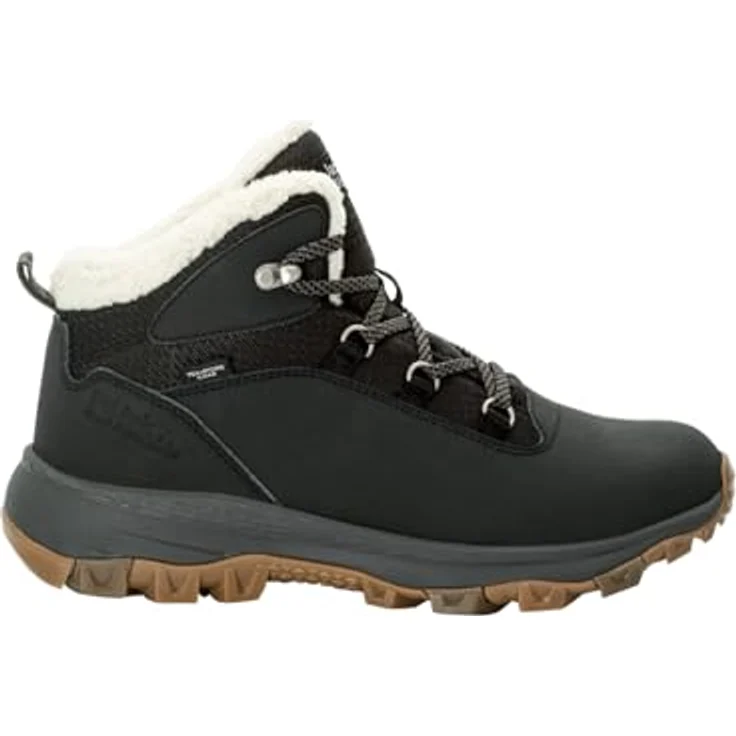 Jack Wolfskin Everquest Texapore Mid W, Damen Wanderschuhe, wasserdicht, atmungsaktiv, bis -30 °C, Schwarz, Größe 37.5 – Bild 2