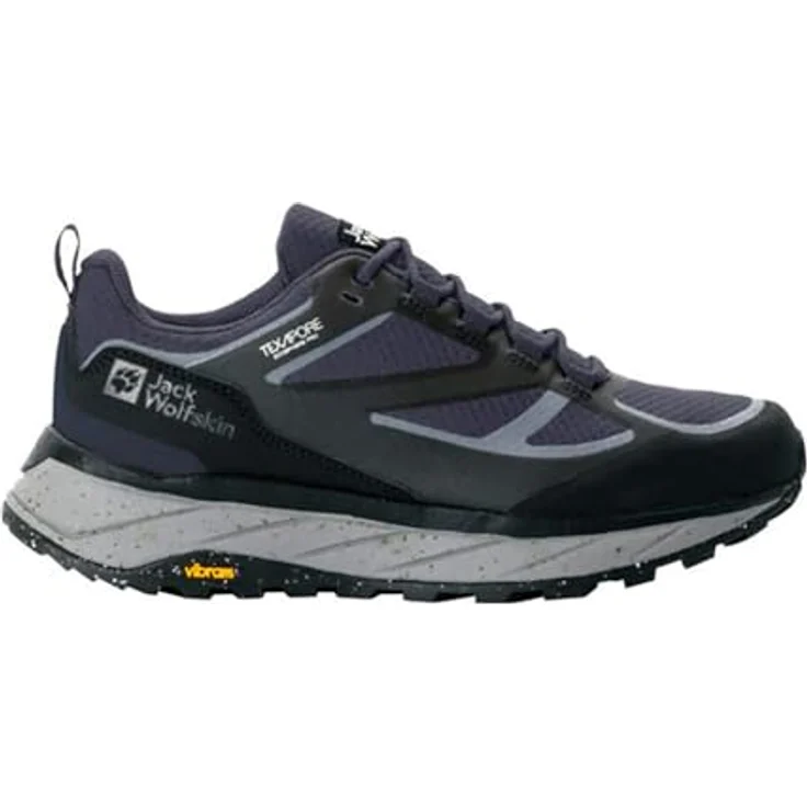 Jack Wolfskin Terraventure Texapore Low W, Damen Wanderschuhe, wasserdicht und atmungsaktiv, Grau, Größe 42 – Bild 1