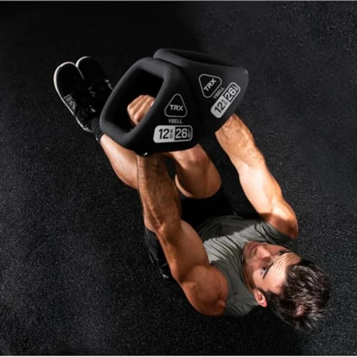 TRX YBell Neo, All-in-One Kettlebell aus Gusseisen für Ganzkörpertraining, ergonomisches Design – Bild 5