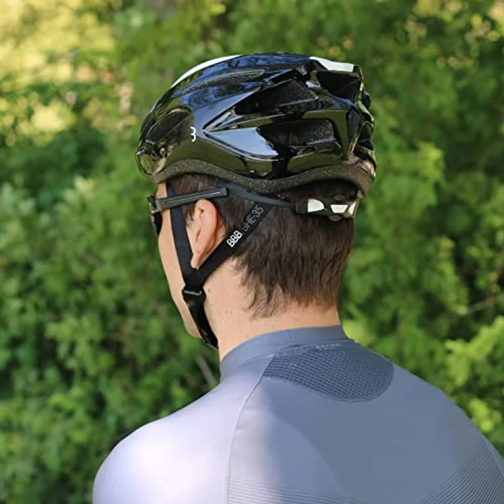 BBB BHE-35 Condor Fahrradhelm, leichter Allroundhelm mit 18 Ventilationsöffnungen, Weiß/Schwarz (54–58 cm) – Bild 4