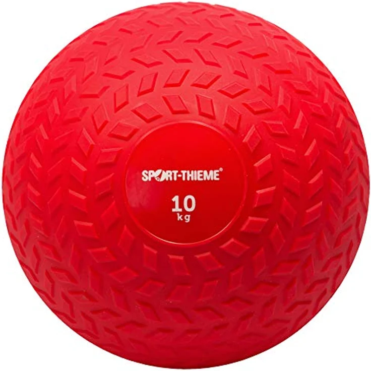 Sport-Thieme Slam-Ball | Gewichtsball, Smash- Battleball mit Stahl-Sand Füllung u. strukturierter Gummi-Oberfläche | In 6 Varianten: 3-20 kg | Ø 23-28 cm – Bild 2
