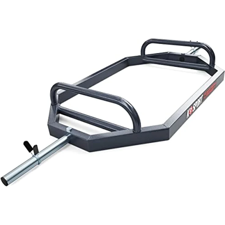 K-Sport: Trap Bar 150cm mit 30mm Aufnahme I Hexagon Stange I Hexagon-Bar I Trizeps-Stange I Olympische Hantelstange bis 200kg belastbar – Bild 1