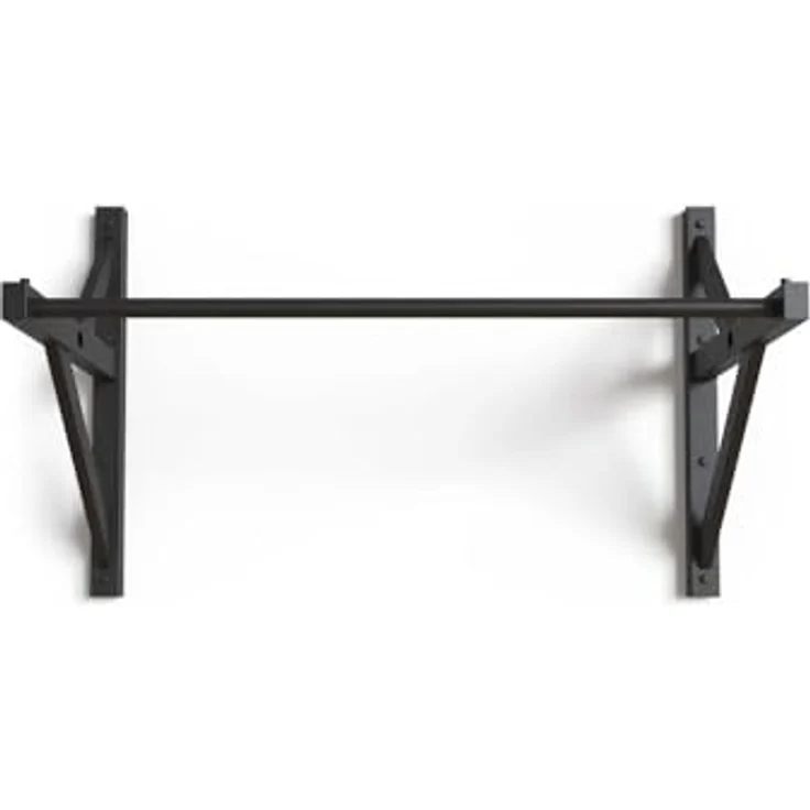 Atletica K3 Klimmzugstange | Wand- oder Deckenmontage | 127 cm breit | Verstellbar | durch Zwei Querstangen gesichert | hohe Belastungsgrenzen möglich | Triple Black Design – Bild 4