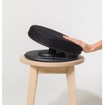 Swedish Posture Balancetrainer Swedish Posture Balance Core Trainingssitz für Rumpfmuskulatur, Beckenmuskulatur, bewegliche Oberfläche, Grau