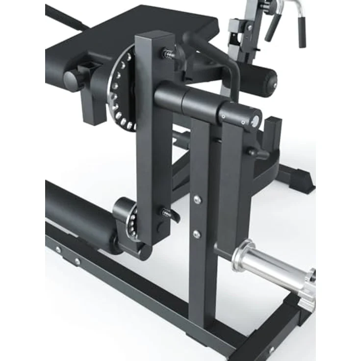 ATLETICA Kraftstation ATLETICA Fullbody Multitrainer Beinstrecker, Leg Curl, vielseitiges Trainingsgerät mit schneller Umbaufunktion, für Hantelscheiben mit 50 mm Durchmesser – Bild 6