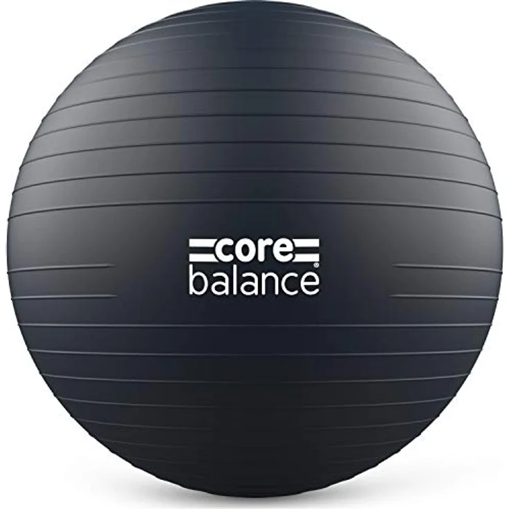 Core Balance, berstsicherer Gymnastikball - für Fitness Yoga Schwangerschaft - 55cm 65cm 75cm 85cm - inkl. Luftpumpe – Bild 1