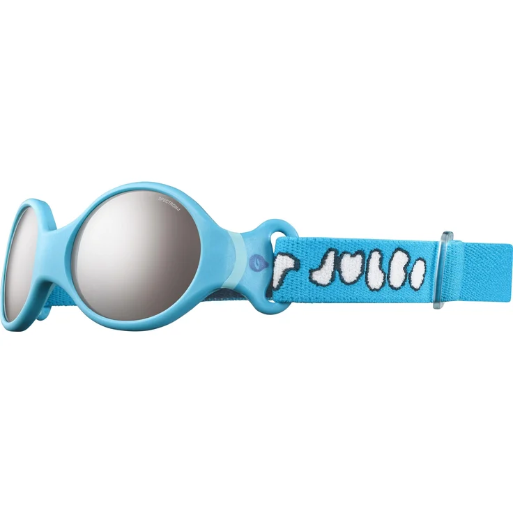 Julbo LOOP S, Skibrille für Babys und Kleinkinder mit Spectron Gläsern Kategorie 4, umkehrbarer Fassung, verstellbarem Brillenband, leicht und robust