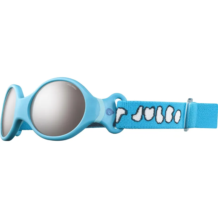 Julbo LOOP S, Skibrille für Babys und Kleinkinder mit Spectron Gläsern Kategorie 4, umkehrbarer Fassung, verstellbarem Brillenband, leicht und robust