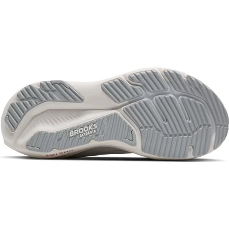 BROOKS Glycerin 23 Damen Laufschuhe, neutrale Strick-Konstruktion, atmungsaktiv, weiße Farbe, EU 40,5 – Bild 6