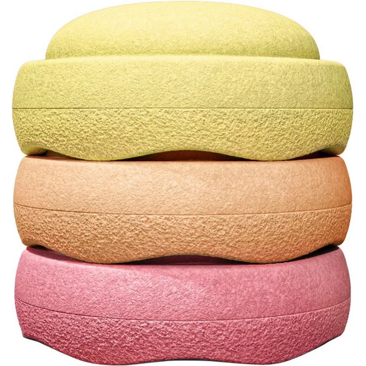 Stapelstein Balancetrainer Original warm pastel, 180 g leicht und bis zu 180 kg belastbar