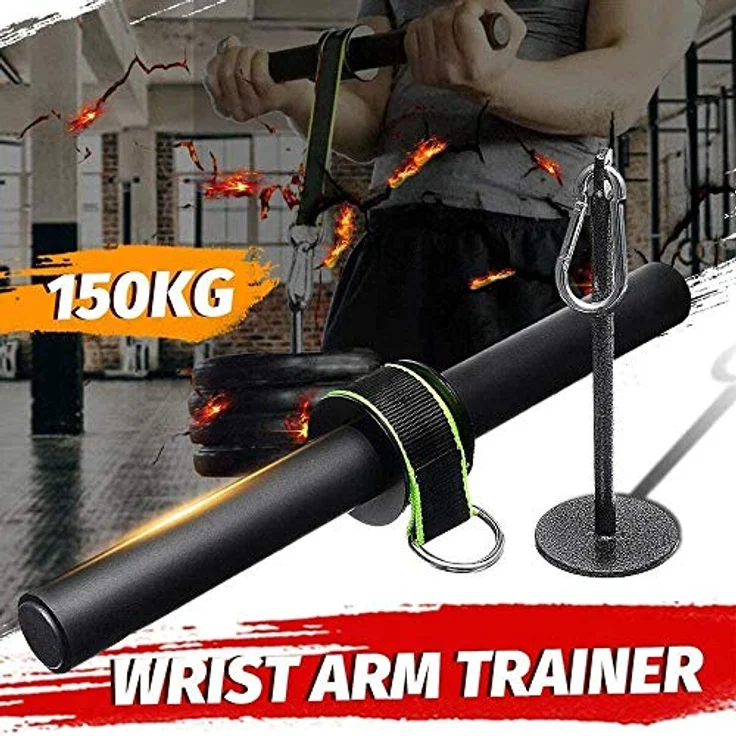 Unterarm Handgelenk Rollentrainer, Flexibles Training, Effizient, Stabil, Handgelenktrainer, TrainingsgeräT FüR HäNde Und Handgelenke FüR Muskelkrafttraining Im Fitnessstudio, Zu Hause, Im Freien Usw – Bild 2
