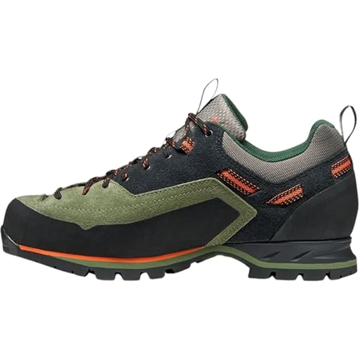 Garmont Dragontail MNT Evo GTX, wasserdichte Herren Zustiegsschuhe mit Wildleder-Obermaterial und griffiger VIBRAM-Laufsohle | Black/Olivine EU 44 – Bild 3