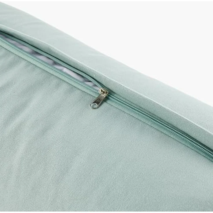 Myga Buchweizen Bolster Kissen, ergonomisches Yoga- und Meditationskissen mit abnehmbarem Baumwollbezug, 100% Bio-Buchweizenschalenfüllung, 63 cm x 25 cm – Bild 4