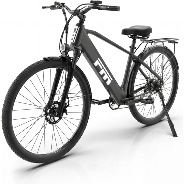 PIXAR FM M2 PLUS 27,5 Zoll E-Bike City Trekking Fahrrad, 250W Motor, 36V 16,5Ah, bis 150 km Reichweite, Drehmomentsensor, Scheibenbremsen, LCD-Display, für Damen und Herren