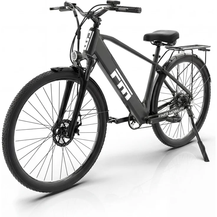 PIXAR FM M2 PLUS 27,5 Zoll E-Bike City Trekking Fahrrad, 250W Motor, 36V 16,5Ah, bis 150 km Reichweite, Drehmomentsensor, Scheibenbremsen, LCD-Display, für Damen und Herren