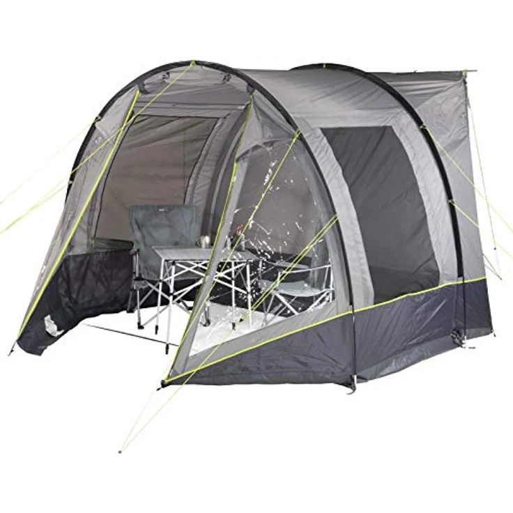 High Peak Avio 2.0 Vorzelt grau, Standhöhe 210 cm, schneller Aufbau, 4000 mm Wassersäule – Bild 3