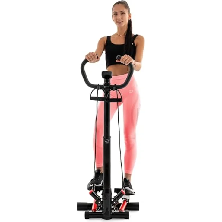 Hop-Sport Stepper HS-055S Noble, Swing Stepper mit LCD-Bildschirm, Stepper für Zuhause mit Lenker - platzsparend und stabil – Bild 1