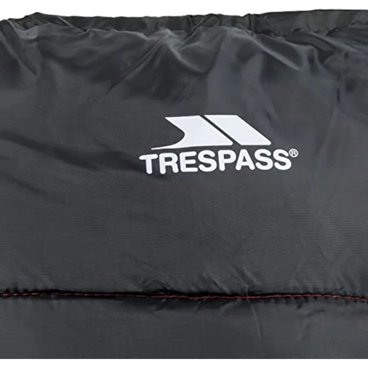 Trespass Schlafsack 180 cm, Komfortbereich +0°C bis +13°C, -3°C bis +22°C Temperaturgrenze, Zwei-Wege-Reißverschluss – Bild 4