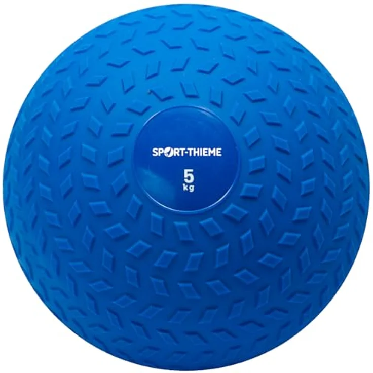 Sport-Thieme Slam-Ball | Gewichtsball mit Stahlsand-Füllung und strukturierter Gummi-Oberfläche | 3-20 kg in Rot, Blau und Schwarz | Ø 23-28 cm – Bild 2