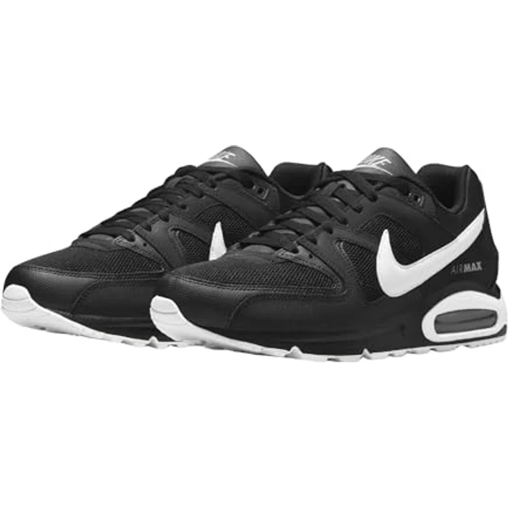 Nike Air Max Command, Herren Laufschuh mit Dämpfung und atmungsaktivem Obermaterial aus Mesh und Leder, schwarz – Bild 2