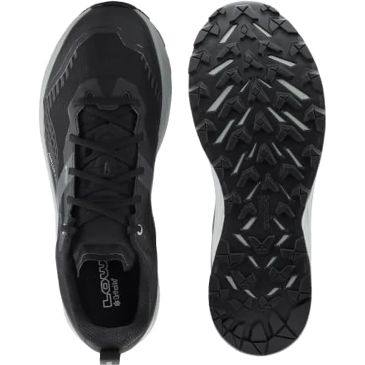 LOWA® AMPLUX 2 GTX Herren Trailrunningschuhe, wasserdicht, grau/schwarz, Größe 43,5 – Bild 6