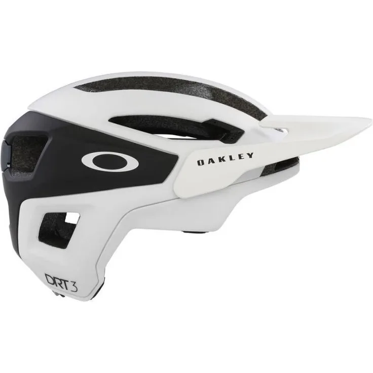 Oakley Dirt 3 Fahrradhelm, MIPS®-Technologie, Visier, 360°-Passformsystem, Matte White