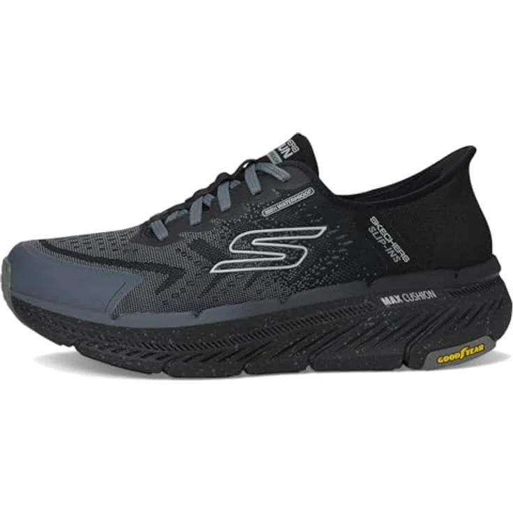Skechers MAX CUSHIONING PREMIER 2.0 - Stanch, Herren Laufschuhe, Halbschuhe, Hand-free Slip Ins, schwarz/dunkelgrau, Größe 42 EU – Bild 4