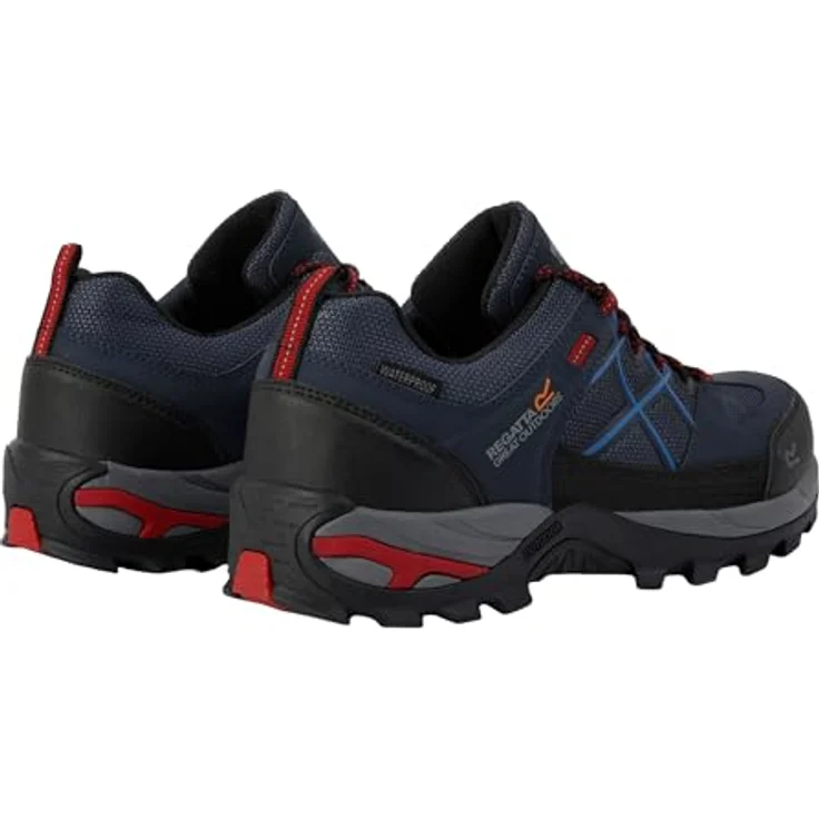 Regatta Samaris III RMF835-DLW, Wanderschuhe mit ISOTEX-Membran und atmungsaktiven Materialien, grau/orange – Bild 8