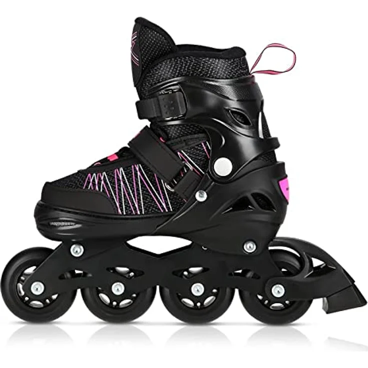 Nils Extreme NH11912 Und Rosa 2In1 Gr.m(35-38) Schlittschuhe - Inliner Combo, ABEC9 Lager, Aluminium Schiene, 4-fach größenverstellbar, Pink – Bild 2