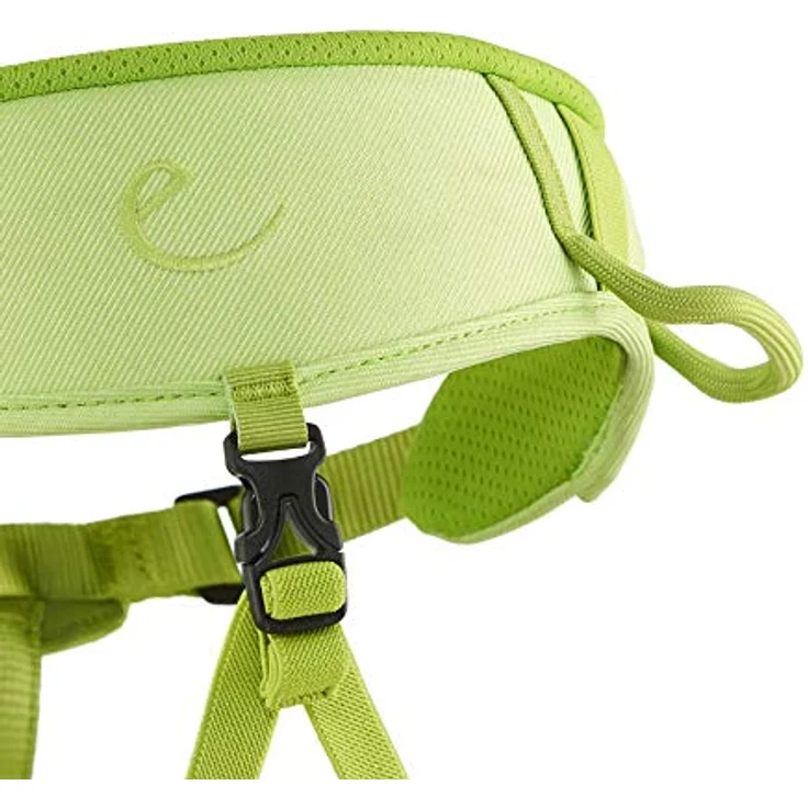 EDELRID Finn III, stufenlos verstellbarer Kinderklettergurt in Größe XXS, icemint, mit 3D Mesh-Polsterung und slide Block Schnallen – Bild 3