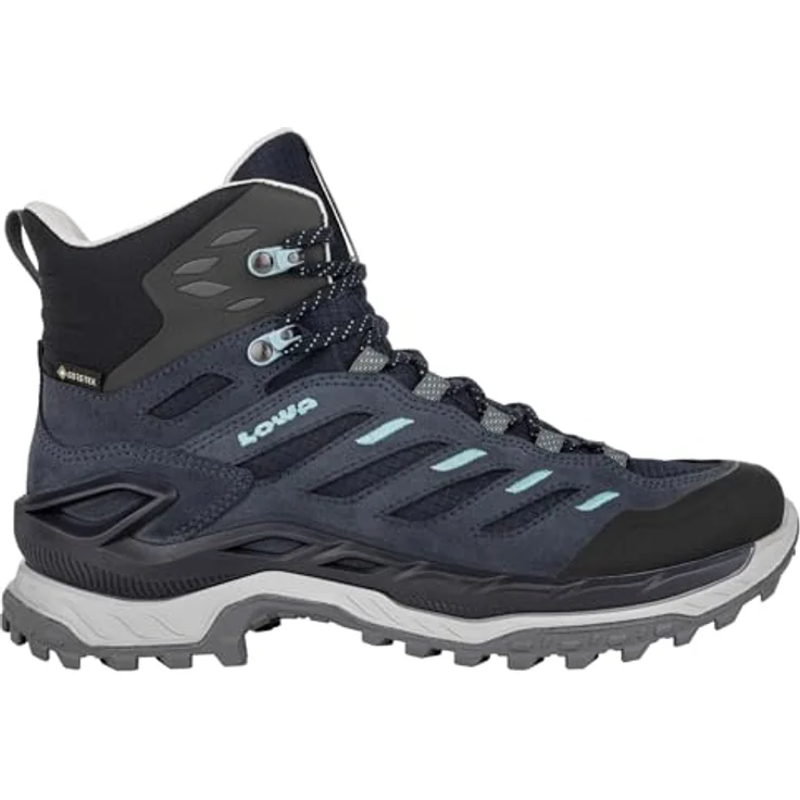 LOWA INNOVO GTX MID Ws, multifunktionale Wanderschuhe mit LOWA® DYNAPU® Dämpfung, navy/arktis, Größe 42.5 – Bild 1