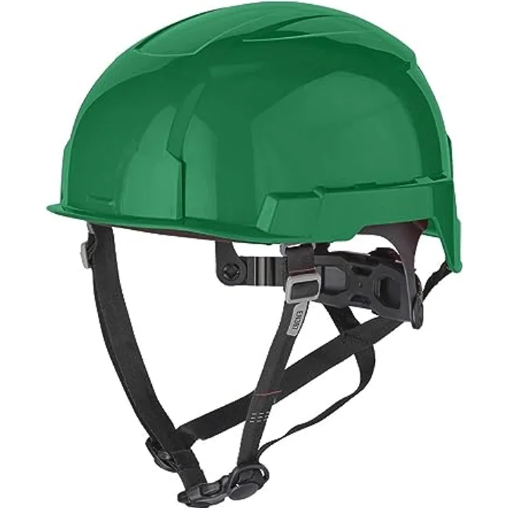 Milwaukee Bolt(TM) 200, unbelüfteter Kletterhelm, atemaktiv, für Kopfgrößen 52 bis 68 cm, grün