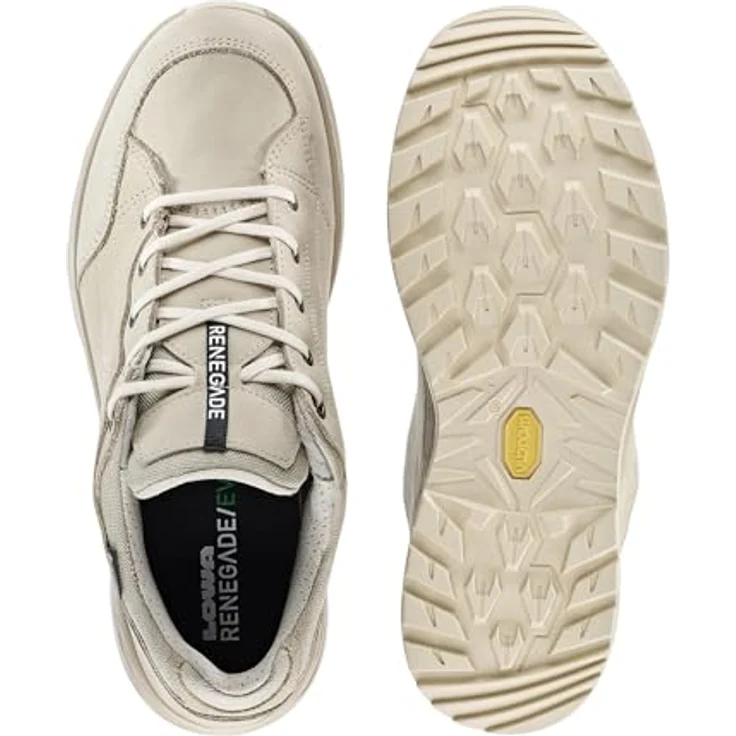 LOWA Renegade EVO GTX LO Ws, Wanderschuhe aus Nubukleder mit GORE-TEX®-Membran, champagner/panna, Größe 40 – Bild 6