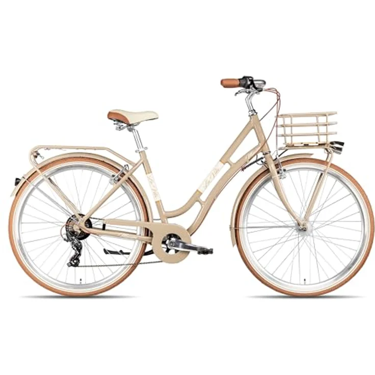 Maxim La Vita Citybike Damenrad, 28 Zoll mit Straßenausstattung, montiert und durchgecheckt – Bild 1