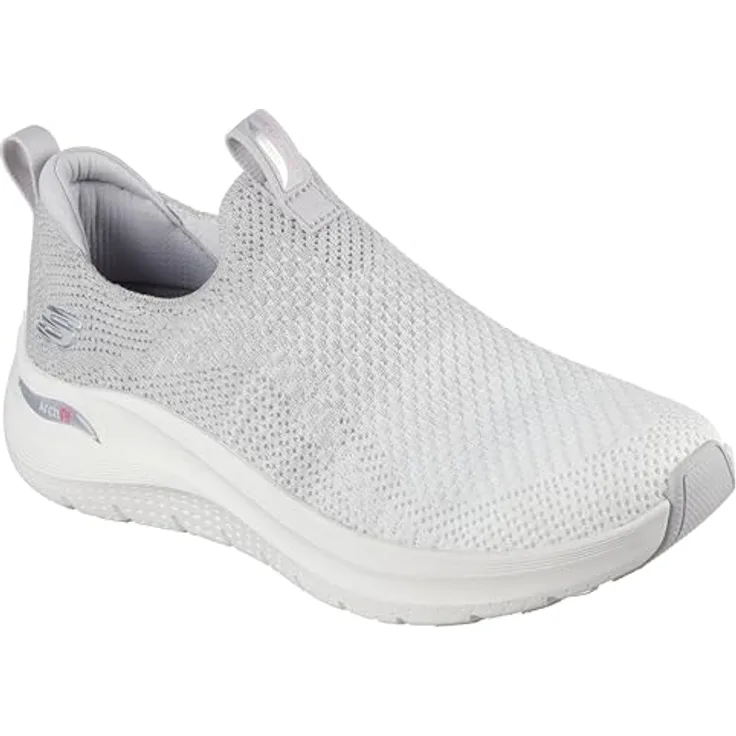 Skechers Arch Fit 2.0 150055-LTGY, Damen Sportschuhe mit Arch Fit-Innensohle, atmungsaktiv, Grau