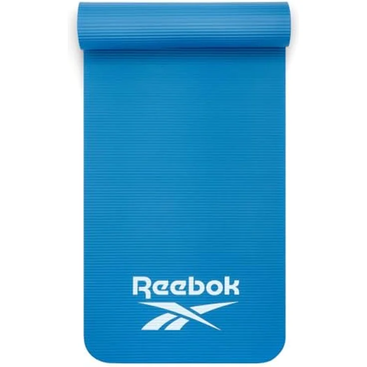 Reebok Training Mat - 10mm - Blue, Yogamatte mit geriffelter Unterlage für stabiles Bodentraining – Bild 4