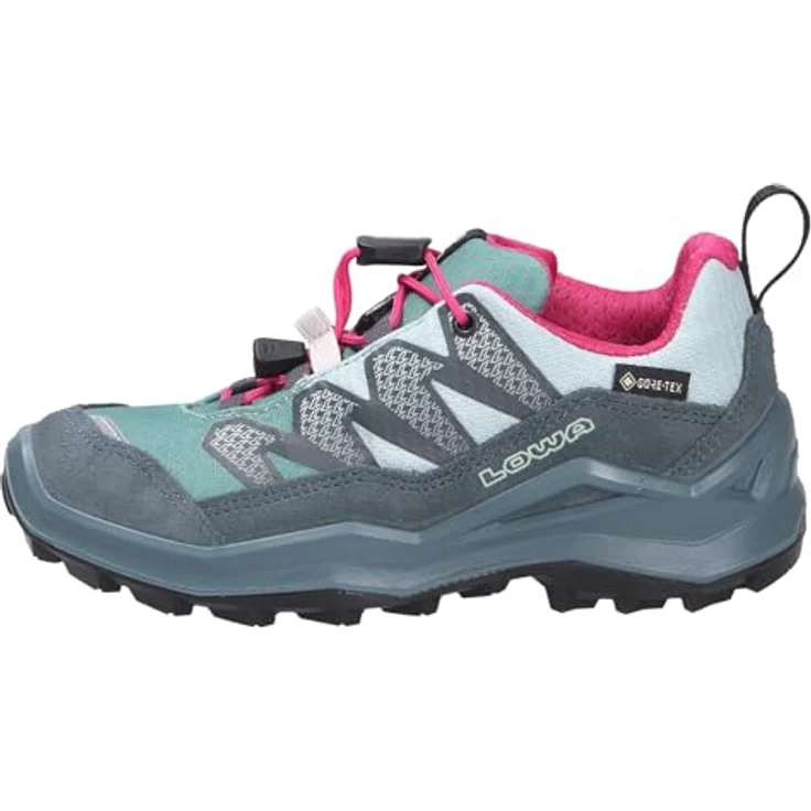 Lowa Mädchen Halbschuh MADDOX PRO GTX LO JR, multifunktionale Wanderschuhe mit GORE-TEX, grün, Größe EUR 35 – Bild 2