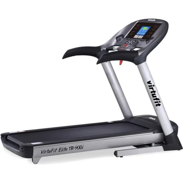 VirtuFit Elite TR-900i Laufband für Zuhause Klappbar mit Steigung - 150 kg Belastbarkeit, 8-Zoll-LCD-Bildschirm, Kinomap-App-Kompatibilität