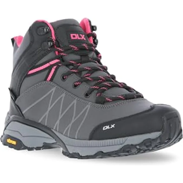 DLX Arlington II, Dlx Wanderstiefel für Damen, wasserdicht, atmungsaktiv, anthrazit