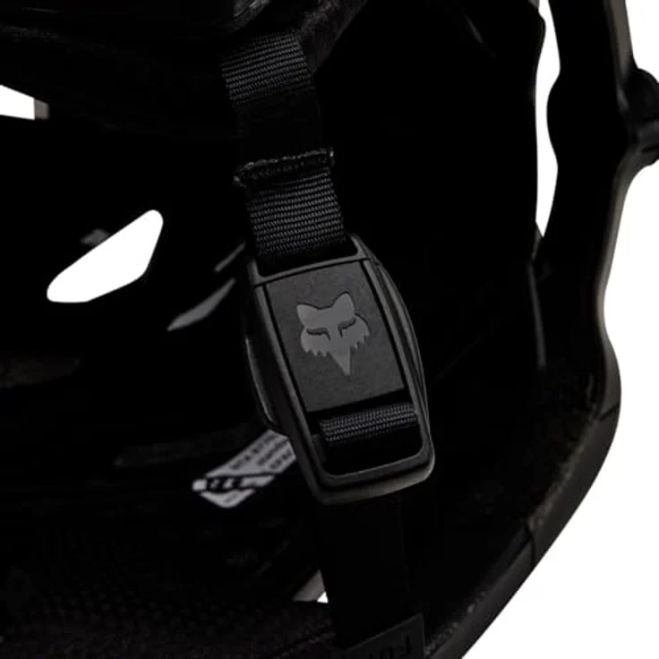 Fox Racing Dropframe Pro Mt Blk, 3/4-Enduro-Jethelm mit MIPS-Technologie, antimikrobiellem Innenfutter und verstärktem Ohren- und Kieferschutz, Mattschwarz – Bild 8