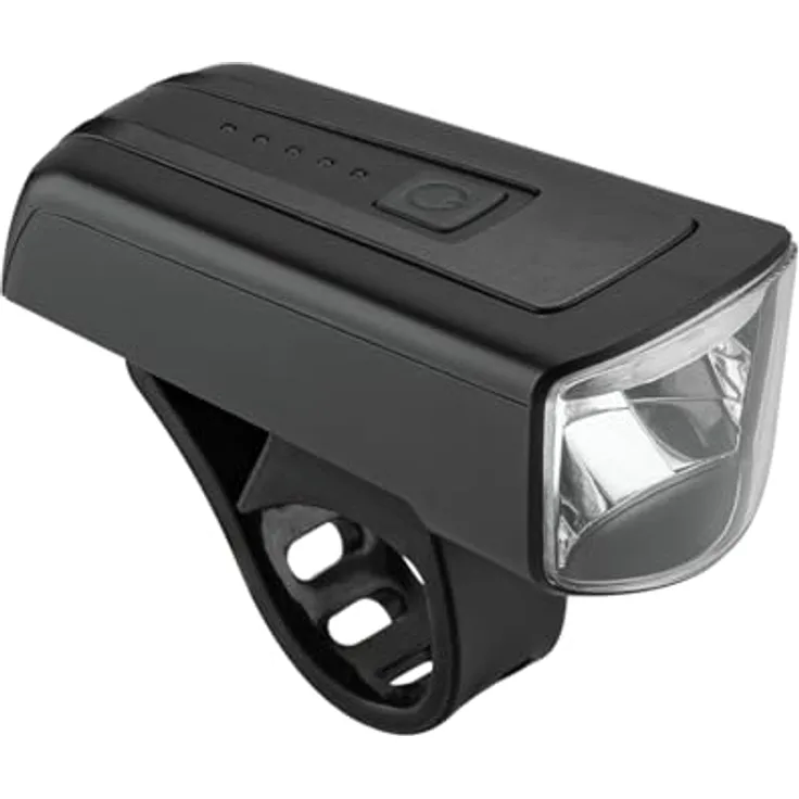 AXA Dwn 100 Lux Fahrradlicht, USB aufladbar, 20 Std. Leuchtdauer, 4 Modi, Batterieanzeige, StVZO zugelassen