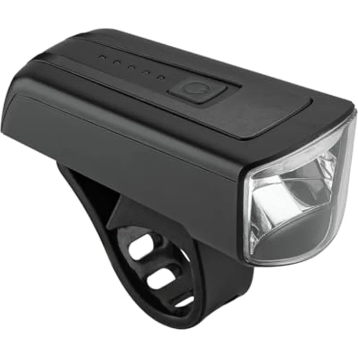 AXA Beleuchtungsset Dwn Set 100, Fahrradbeleuchtung mit Frontlicht (Leuchtdauer 20 Std.) und Rücklicht (Leuchtdauer 7 Std.), inklusive USB-C Kabel und Befestigungsbändern – Bild 2