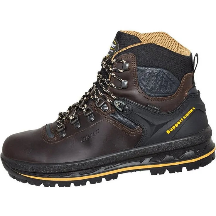 Grisport work 15003D12t, Wanderschuh aus Glattleder mit rutschhemmender PU-Sohle und wasserbeständiger Gritex-Membran