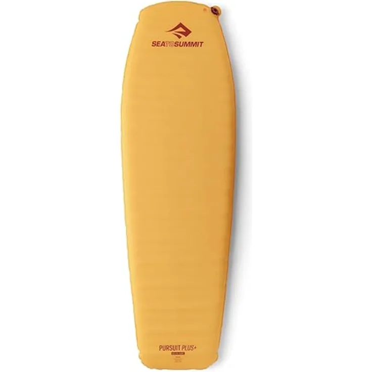Sea To Summit Pursuit Plus Self Inflating Mat, bequeme Thermoluft-Isomatte, 1,04 kg, Zinnia Orange