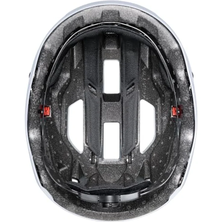 Uvex City Stride Fahrradhelm für Erwachsene, matt Rhino, 59-61 cm, schlagfest und stoßabsorbierend, reflektierende Gurtbänder, anatomischer Komfortverschluss – Bild 4