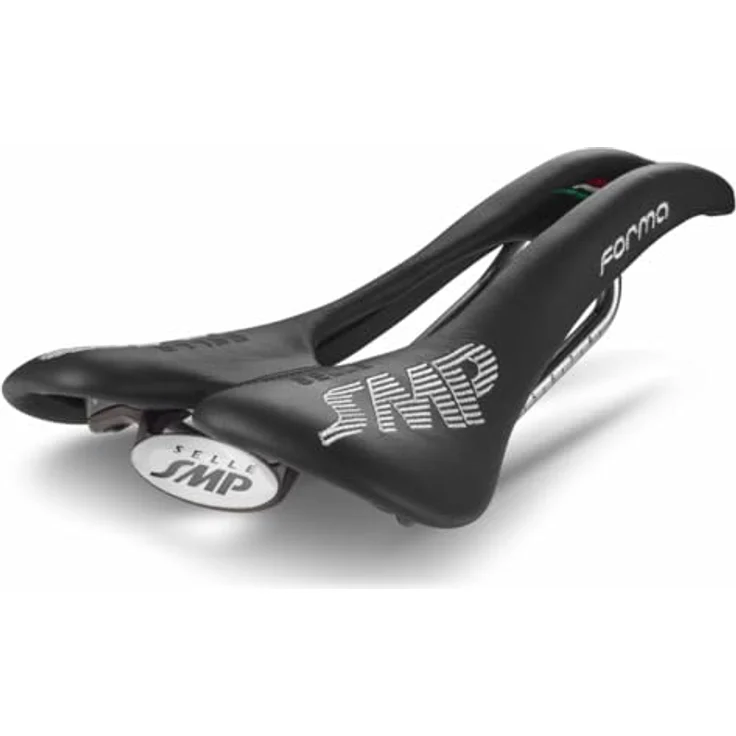 SMP Forma Fahrradsattel, Unisex für Erwachsene, optimale Performance, Schwarz, One Size – Bild 1