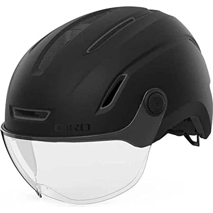 Giro Evoke Mips, Velohelm mit verstellbarem Visier und abnehmbarer LED-Rückbeleuchtung, Größe S (51-55 cm) – Bild 1